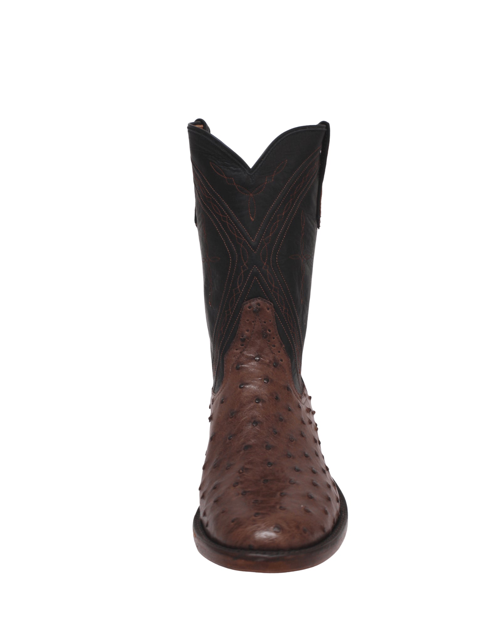 Rios Of Mercedes Mens Cafe Americano Ostrich Roper Boots