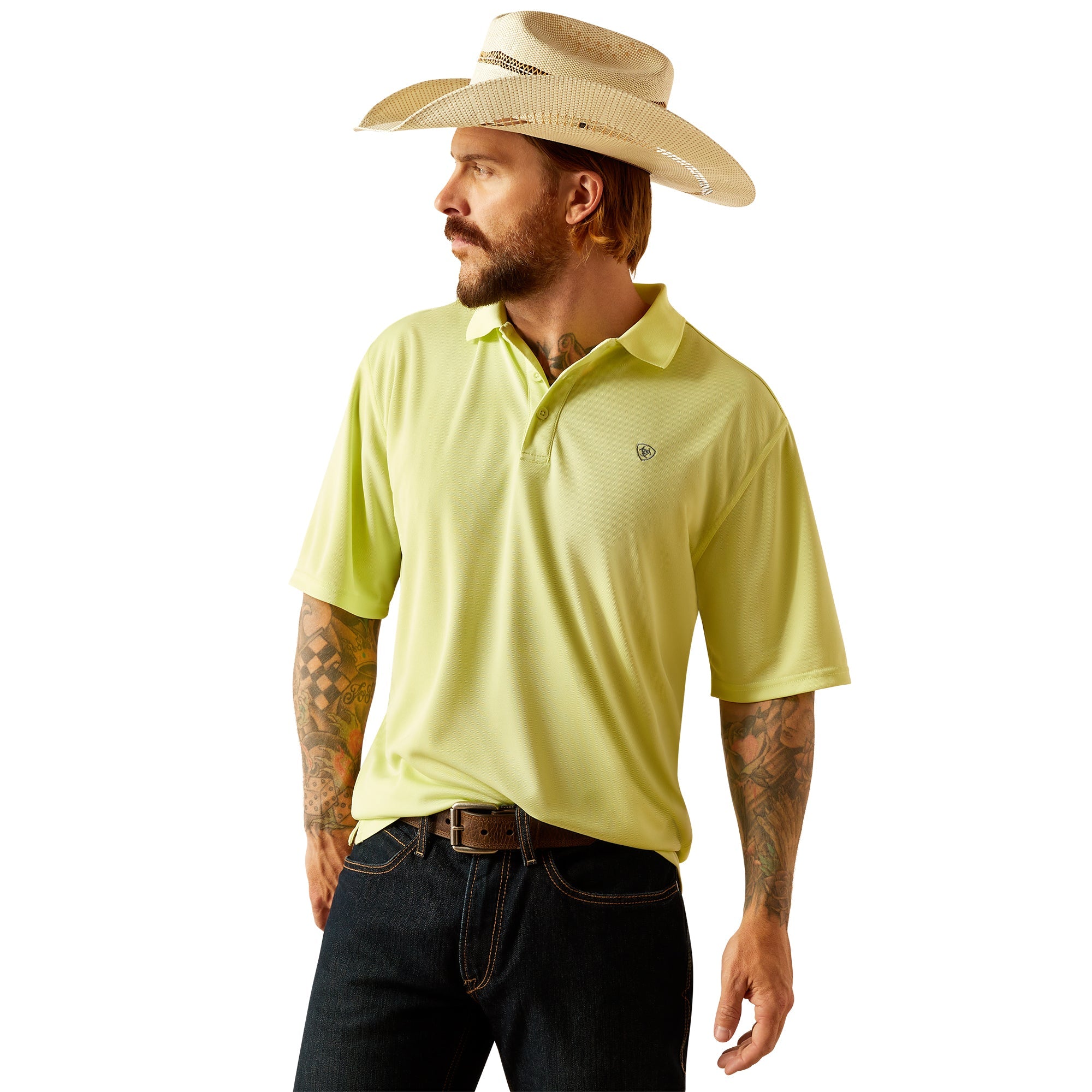 Ariat Mens Lime TEK Polo