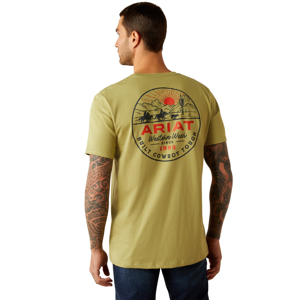 Ariat Mens Olive Full Circle T-Shirt