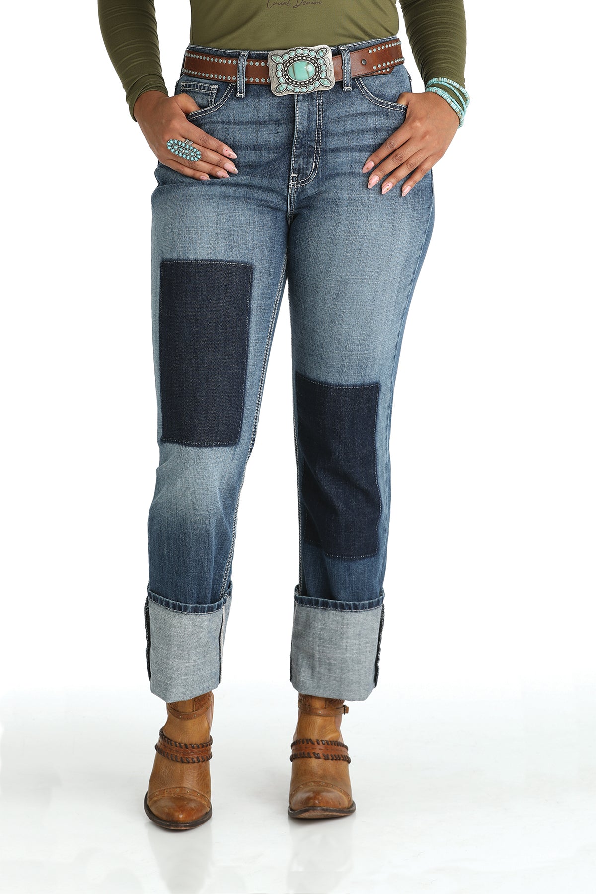 Cinch Womens Dark Stone Jeans