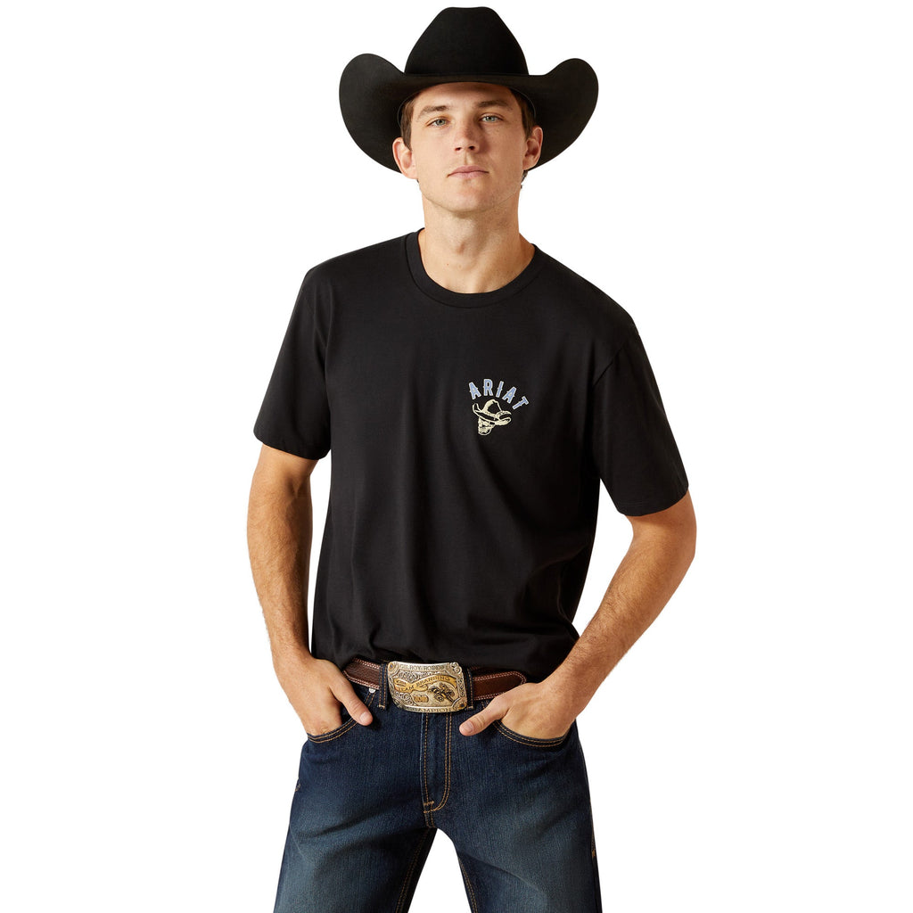 Ariat Mens Stitched Skull T-Shirt