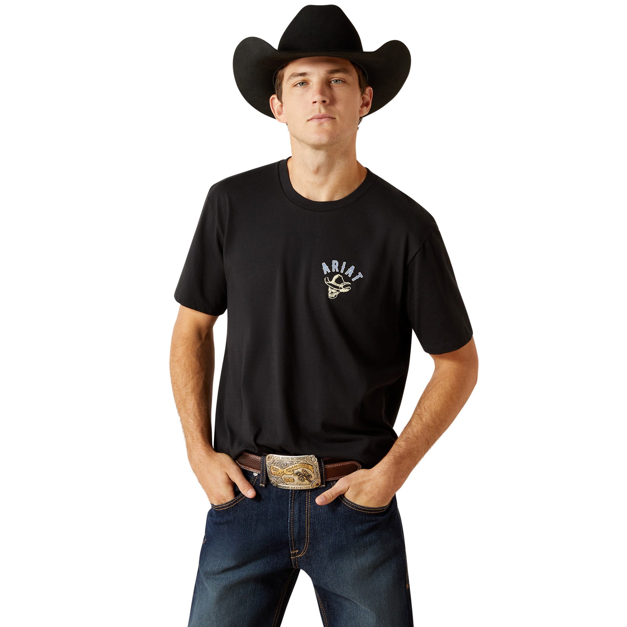Ariat Mens Stitched Skull T-Shirt