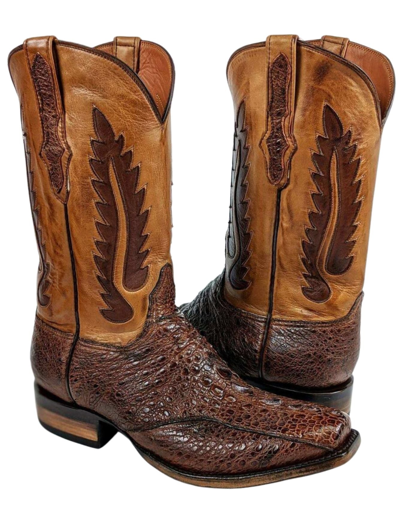 Black Jack Mens Brown Snapping Turtle Boots