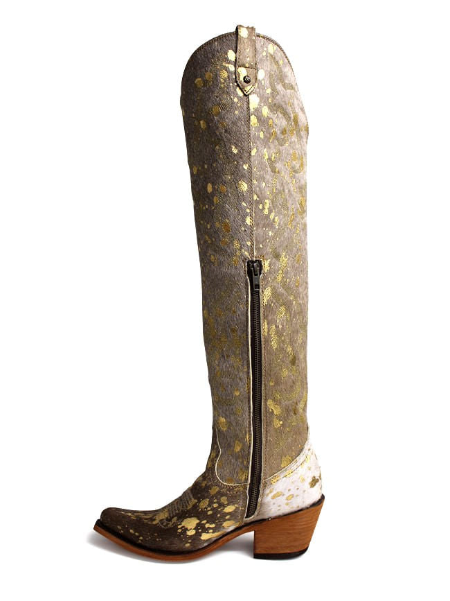 Liberty Black Womens Knee High Oro Boots