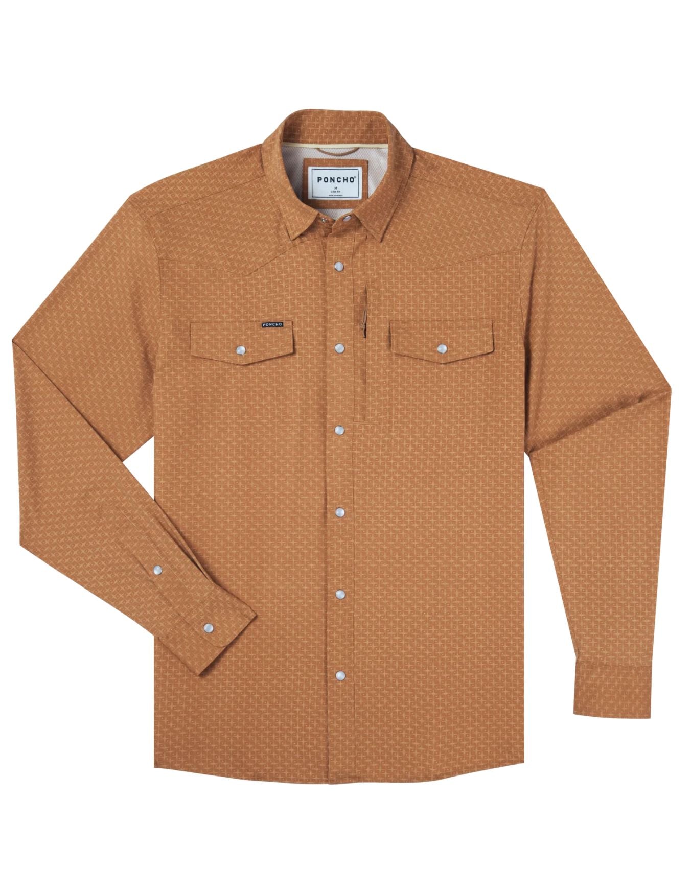 Poncho Mens The Clyde Long Sleeve Shirts