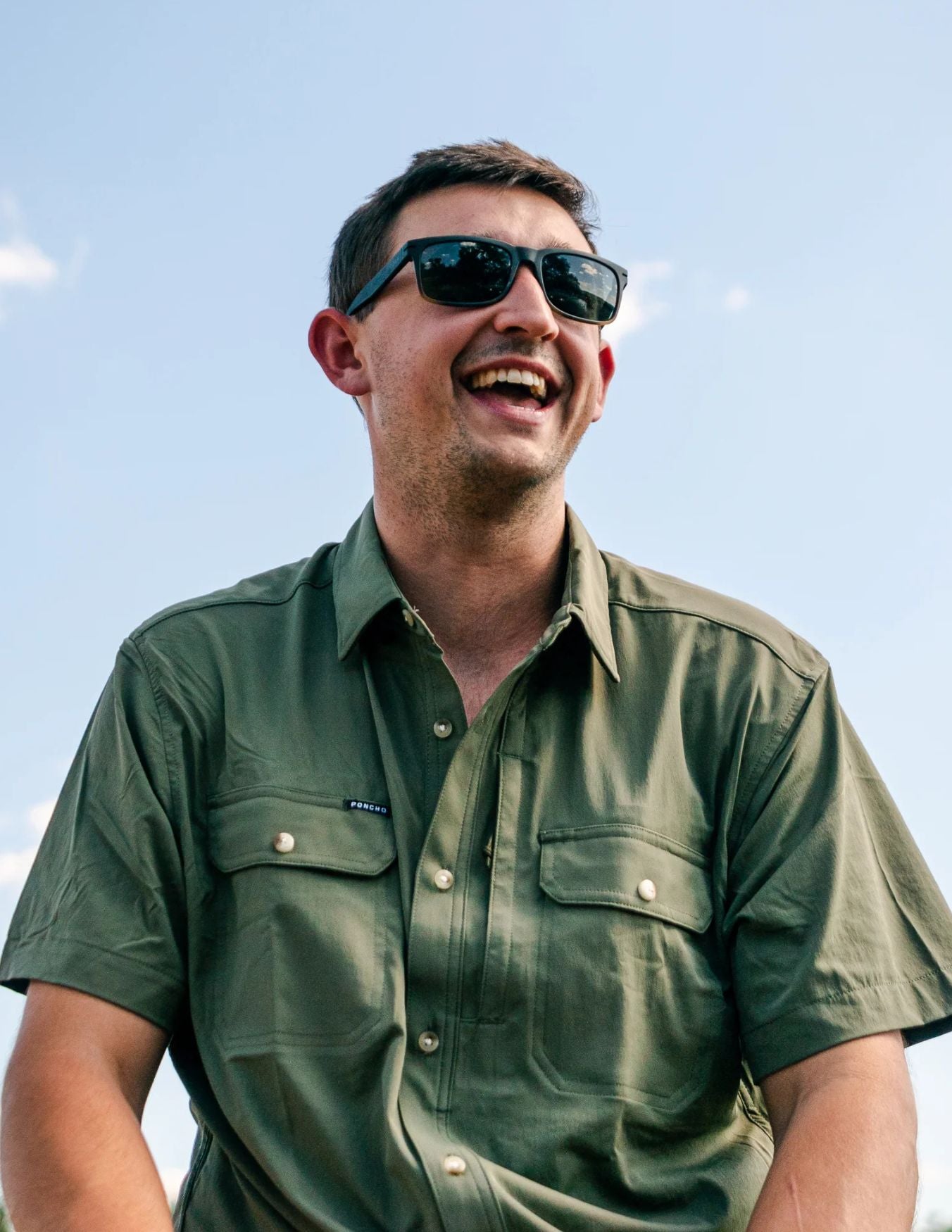 Poncho Mens The Roaring Fork Short Sleeve Shirt