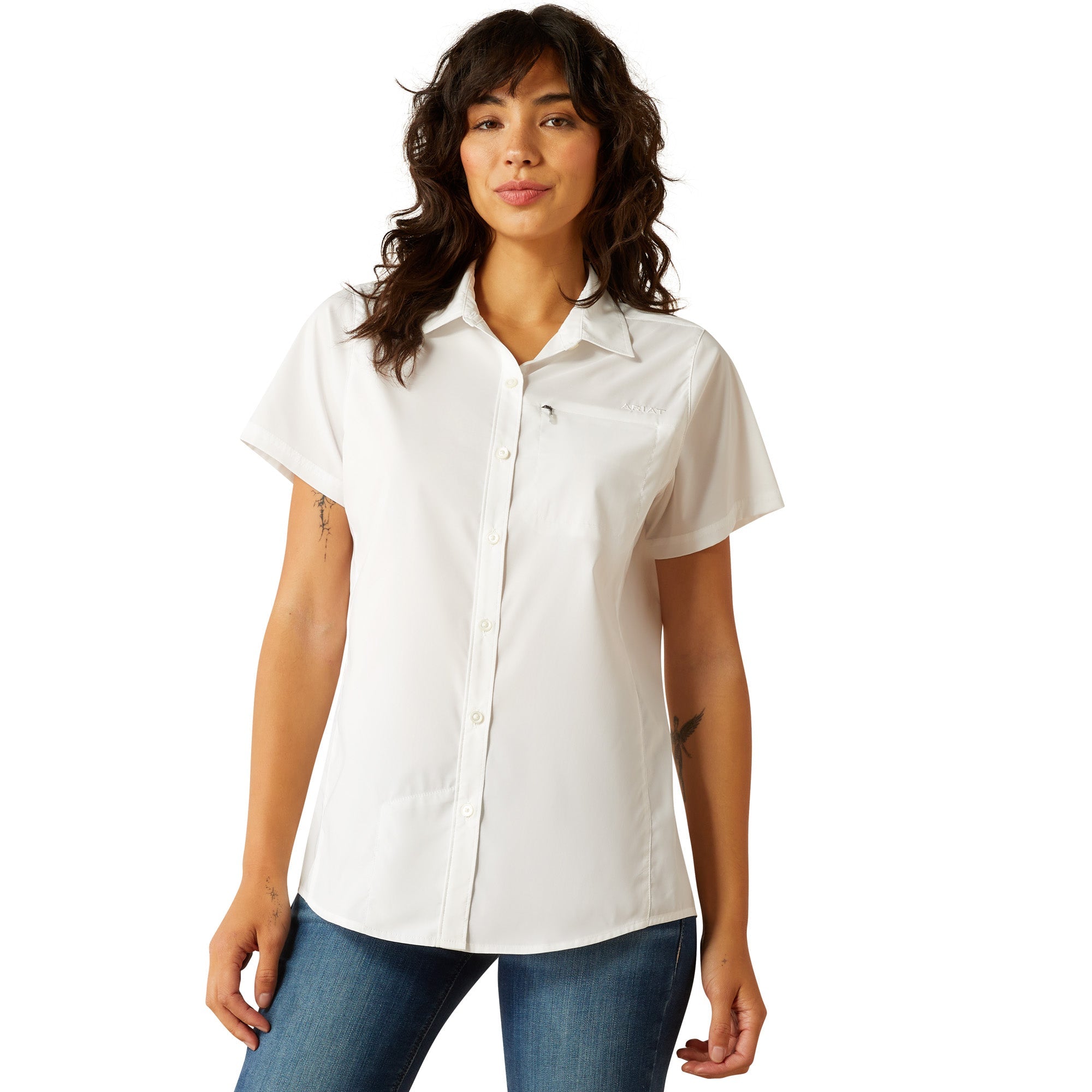 Ariat Womens White VentTEK Shirt
