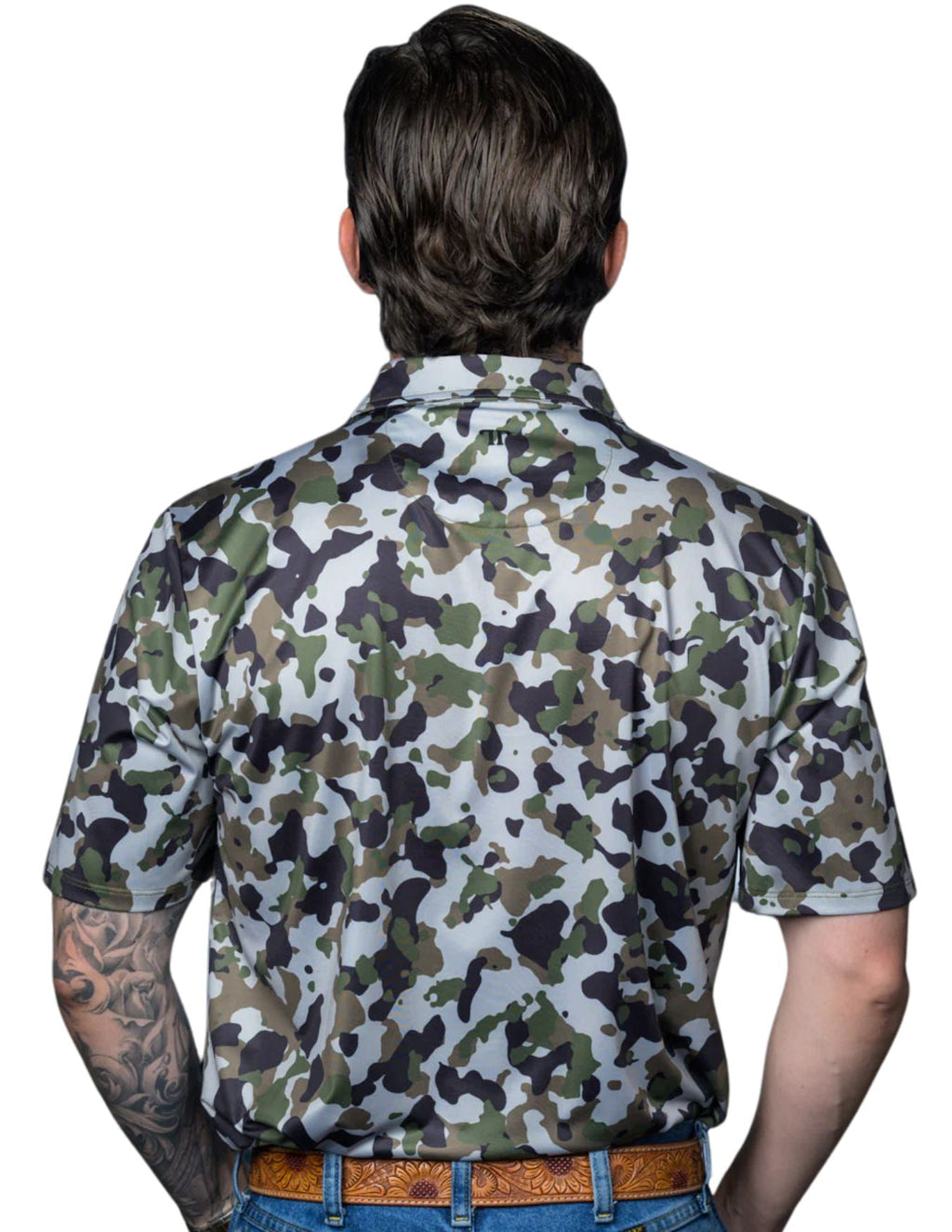 Ferrell Mens Camo Polo