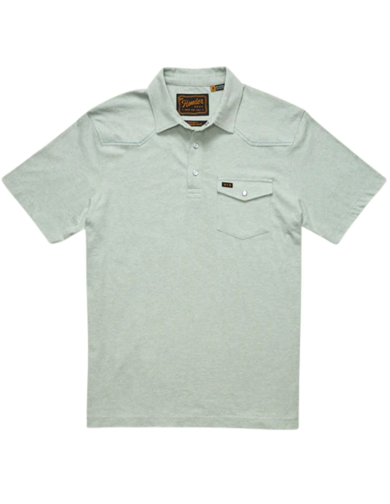 Howler Bros Mens Seafoam Ranchero Polo