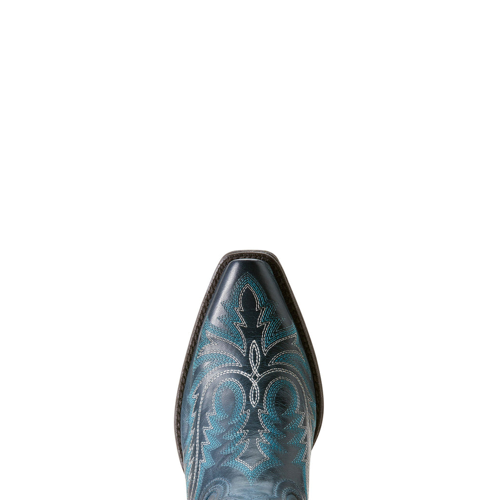 Ariat Womens Round Up Collins Blue Boots