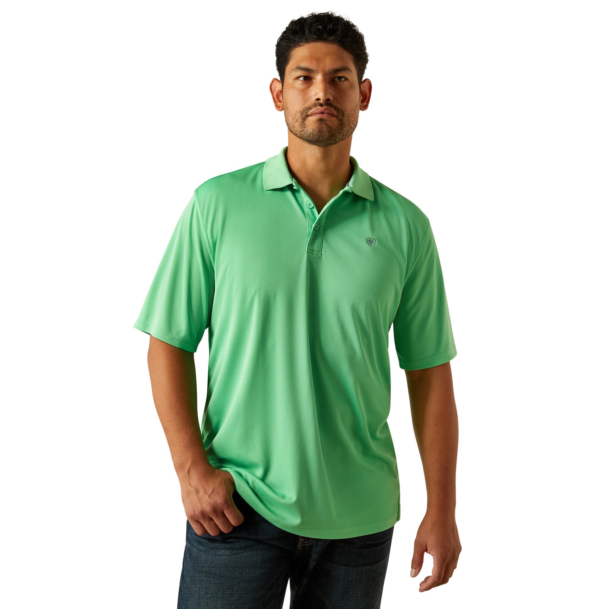 Ariat Mens Irish Green Polo