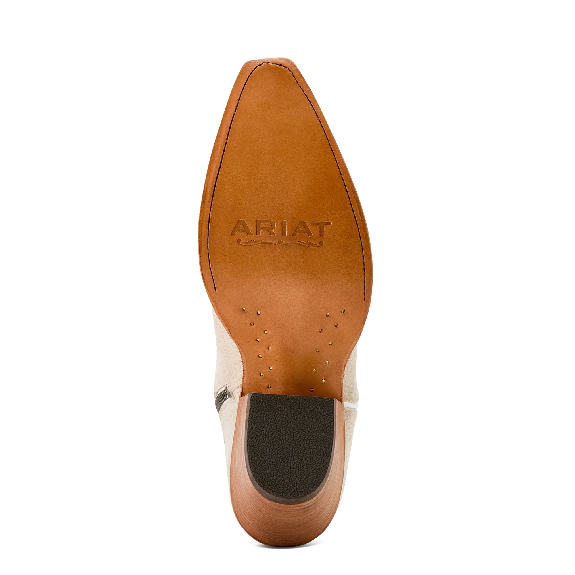 Ariat Womens White Suede Laramie StretchFit Western Boots