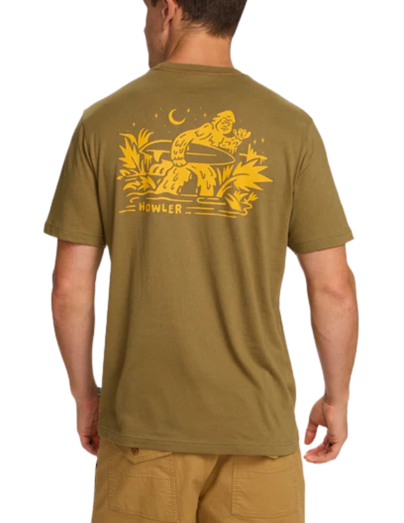 Howler Bros Mens Squatch Rider Pocket T-Shirt