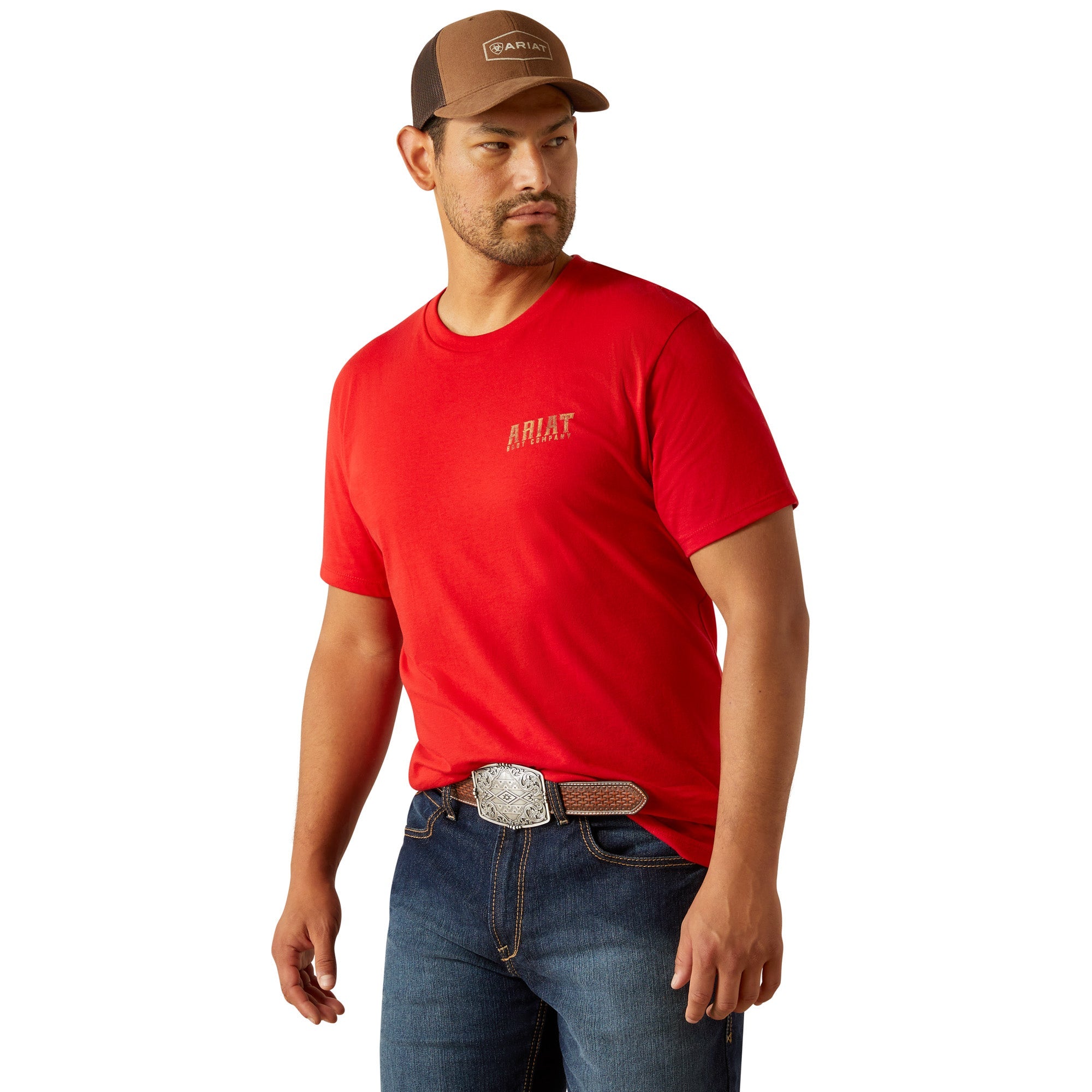 Ariat Mens Red Logo T-Shirt