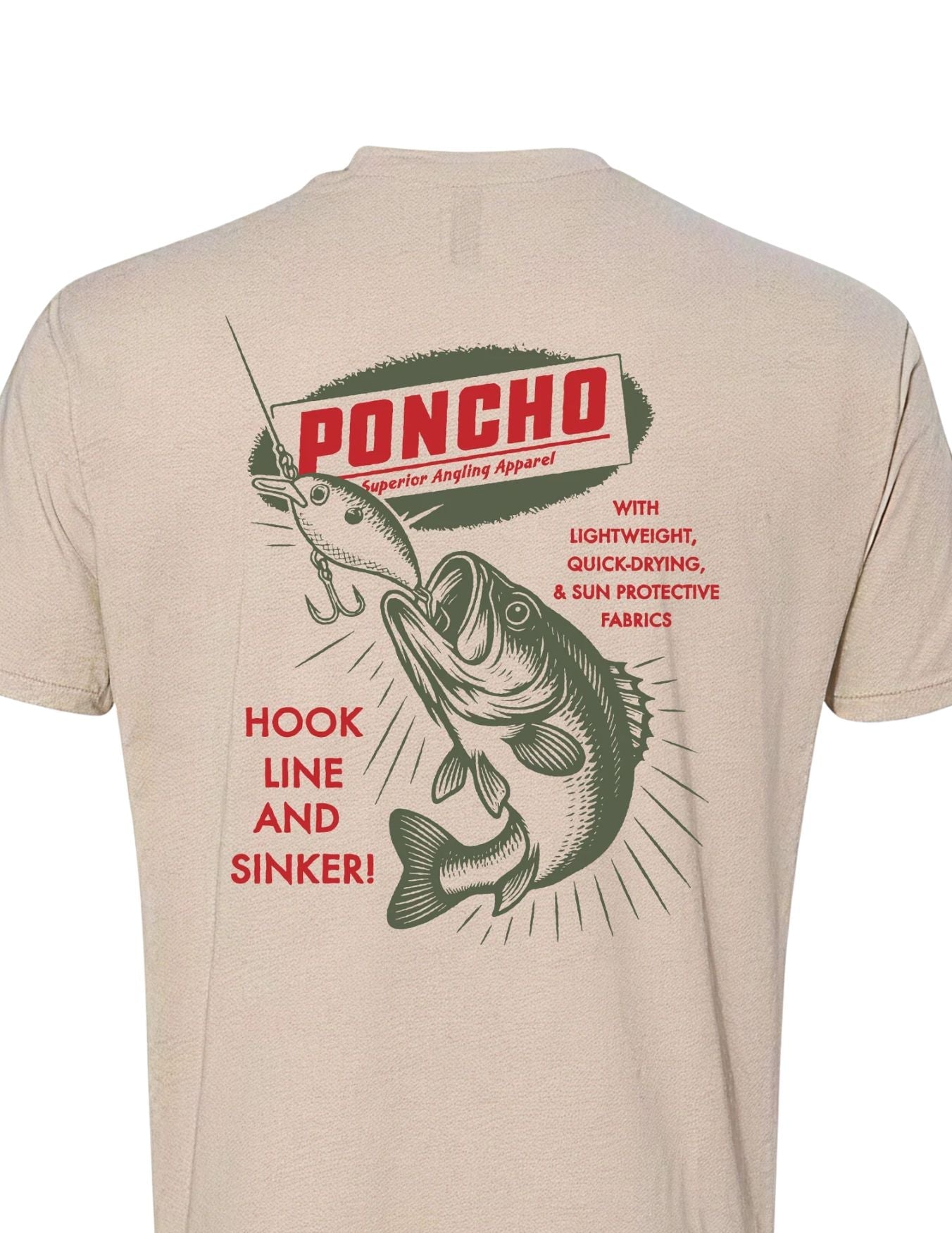 Poncho Mens Crankbait T-Shirt