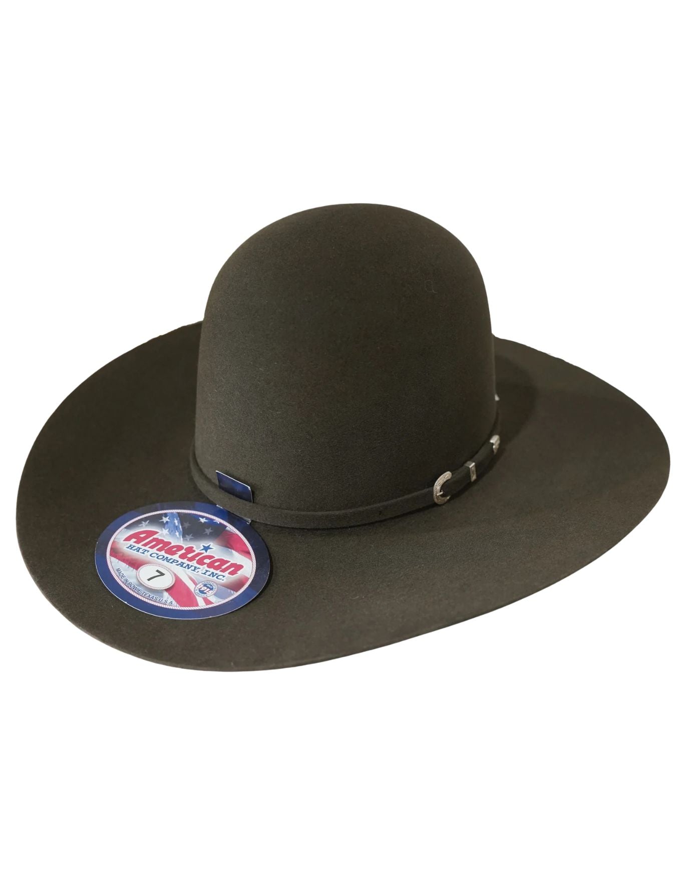 American Hat Company 10X Evergreen Open Crown Hat