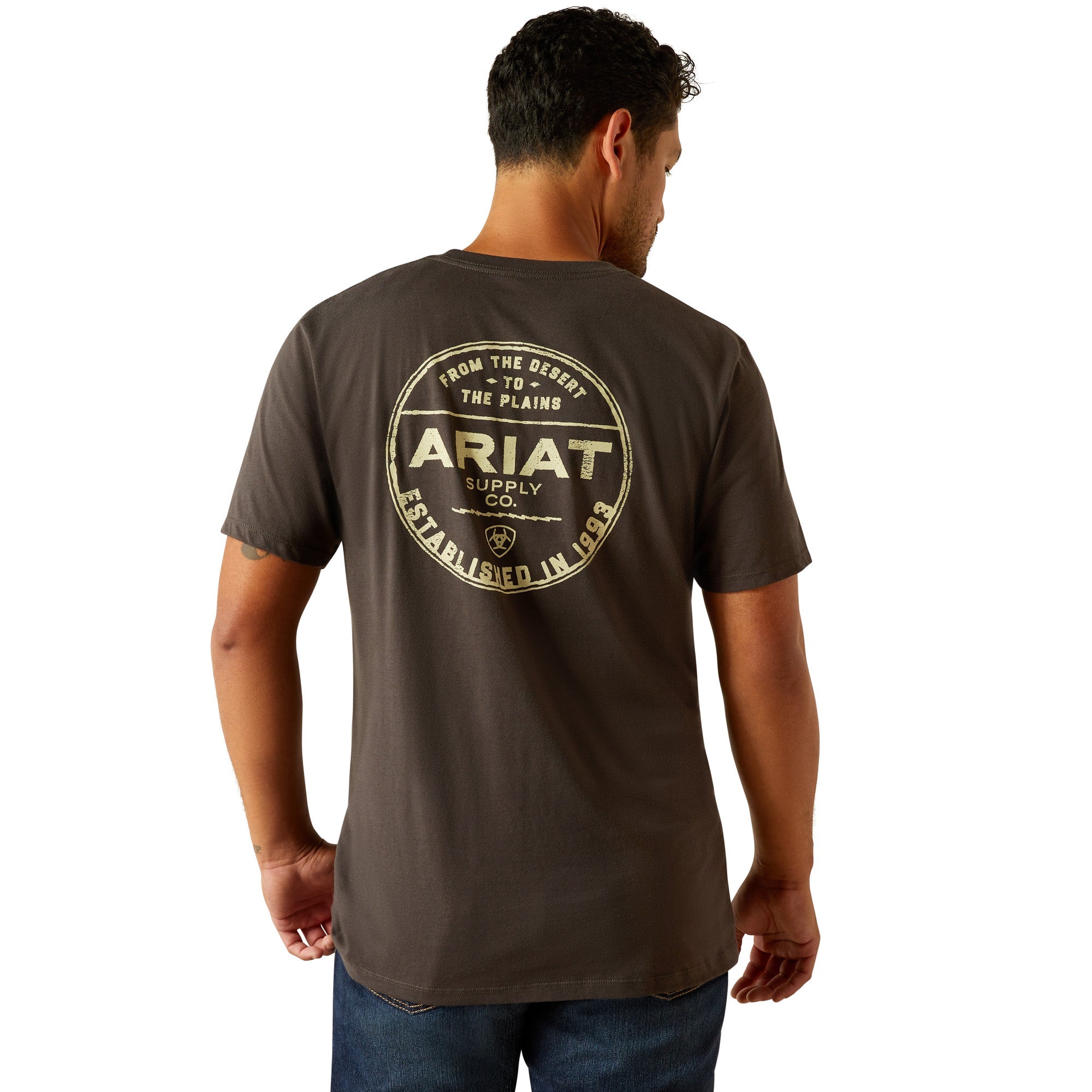 Ariat Mens Vintage Black  Explore Circle T-Shirt