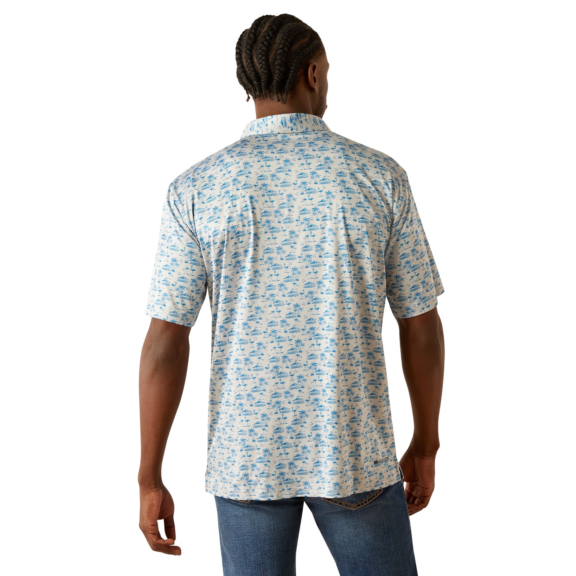 Ariat Mens Charger 2.0 Printed Polo