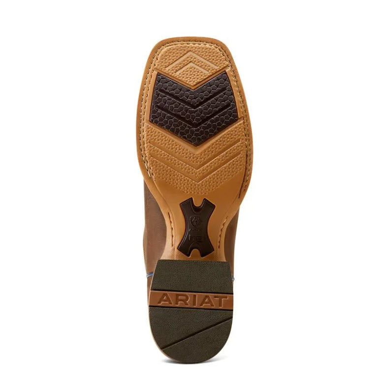 Ariat Mens Standout Loco Brown Cloud Blue Cowboy Boots