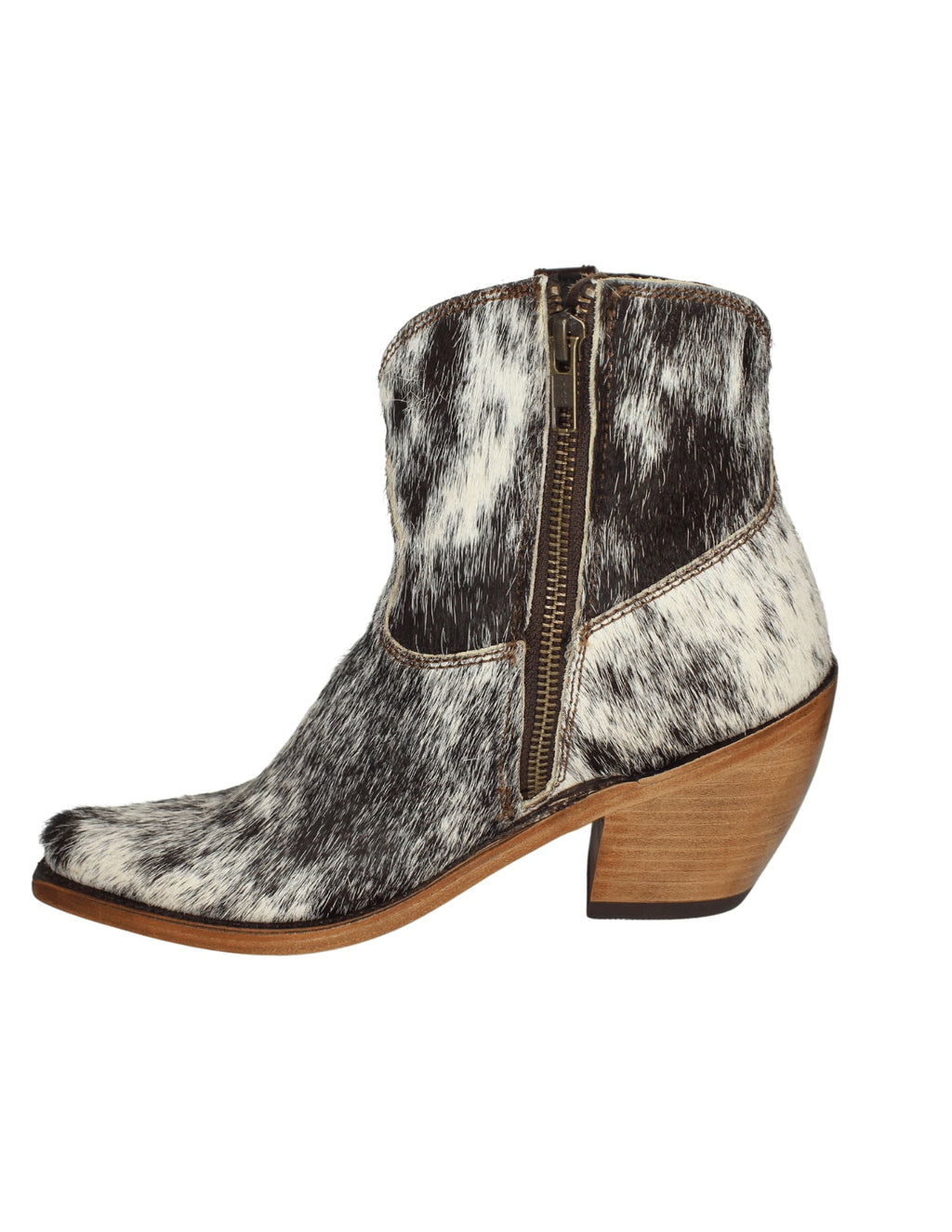 Liberty Black Womens Pelo Granizo Cafe Booties