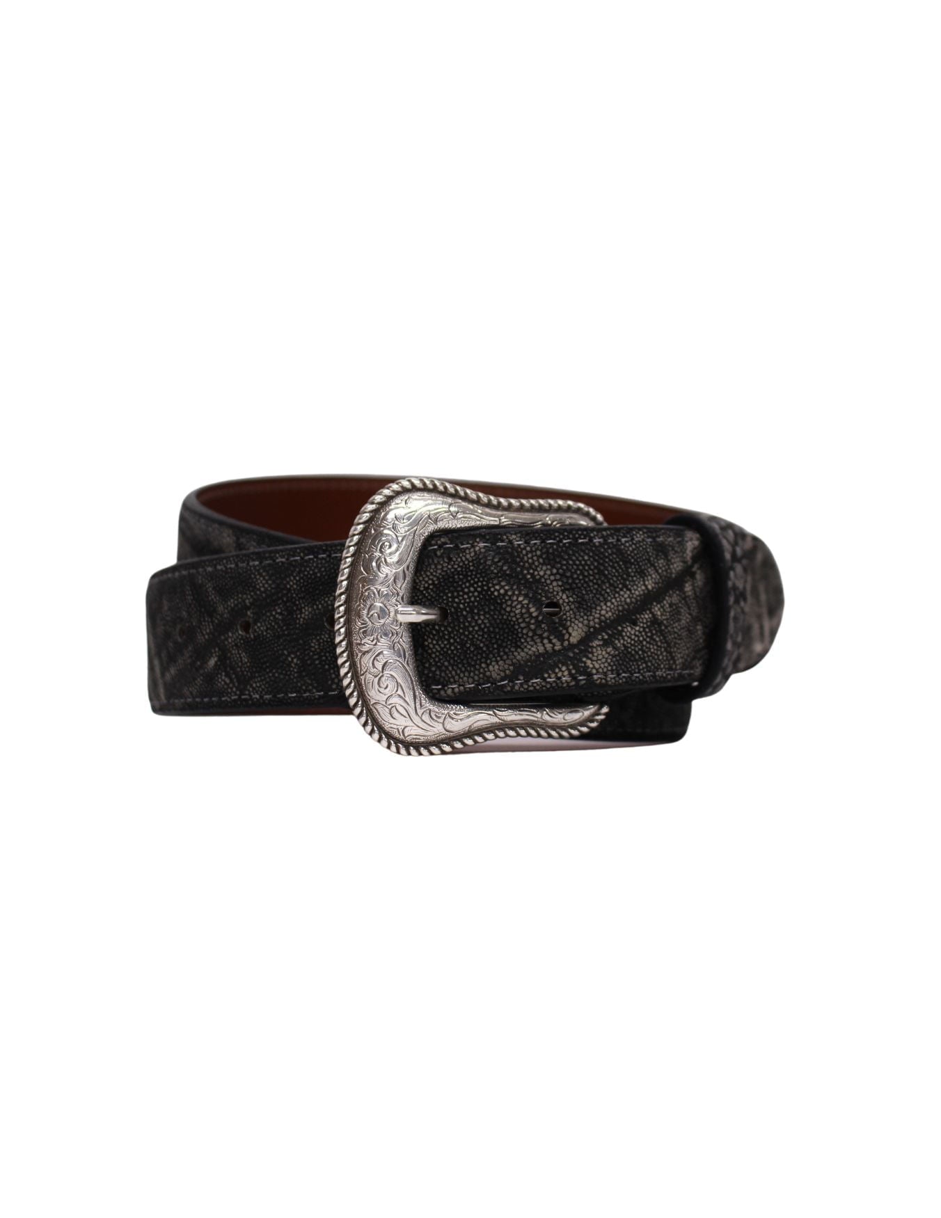 Chacon Mens Gray Safari Elephant 1 1/2 Belt