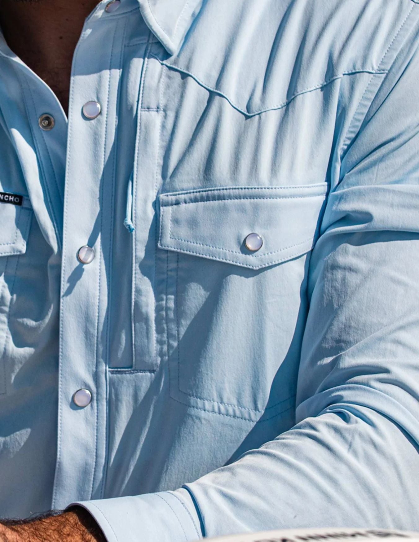 Poncho Mens The San Gabriel Long Sleeve Shirt