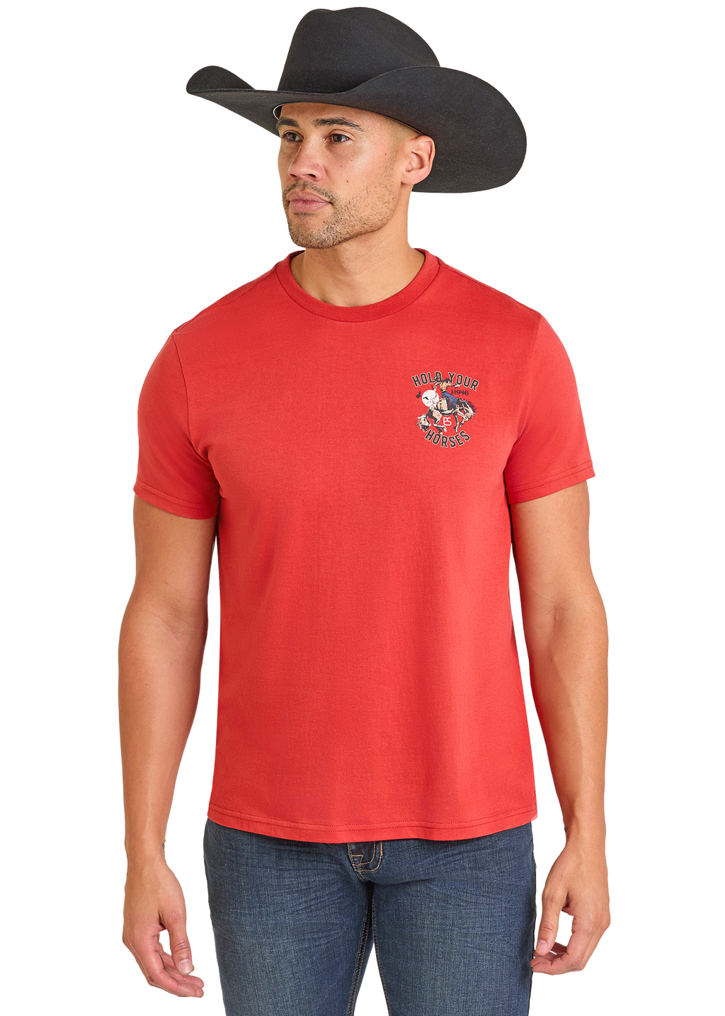 Panhandle Mens Rust Graphic T-Shirt