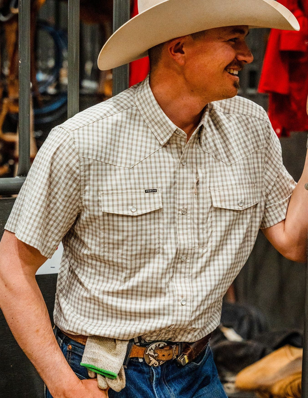 Poncho Mens The Childress Short Sleeve Shirt