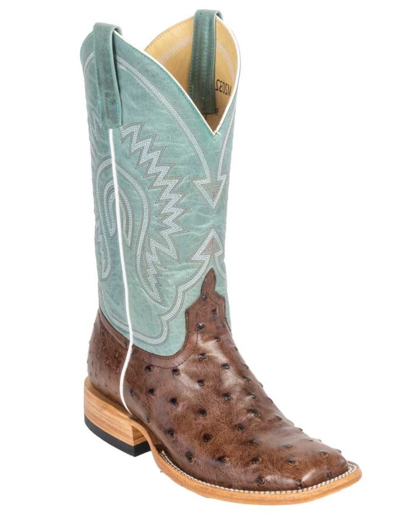 Macie Bean Womens Kango Tobac Full Quill Ostrich Boots