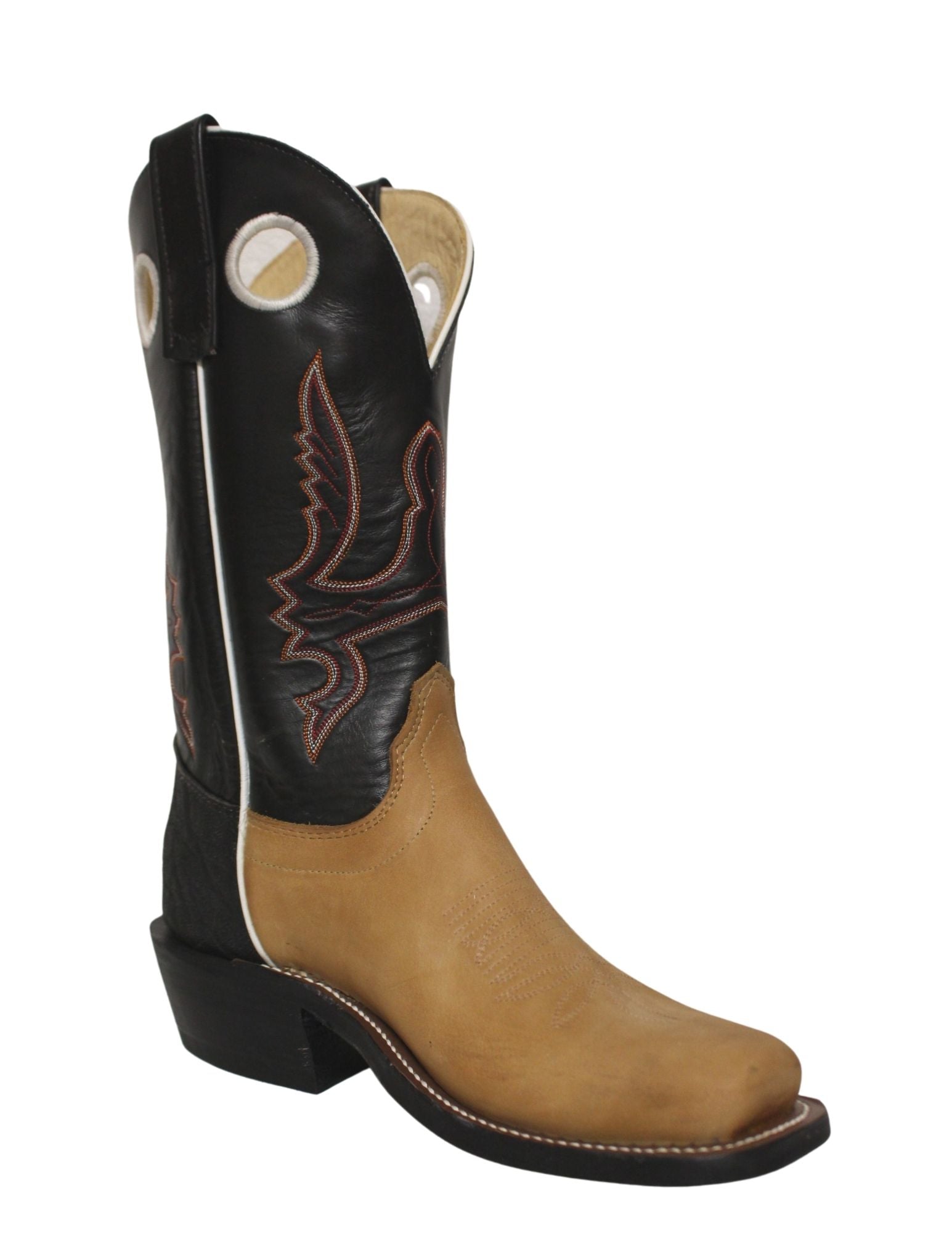 Olathe Mens Burnished Mesquite Cowboy Boots