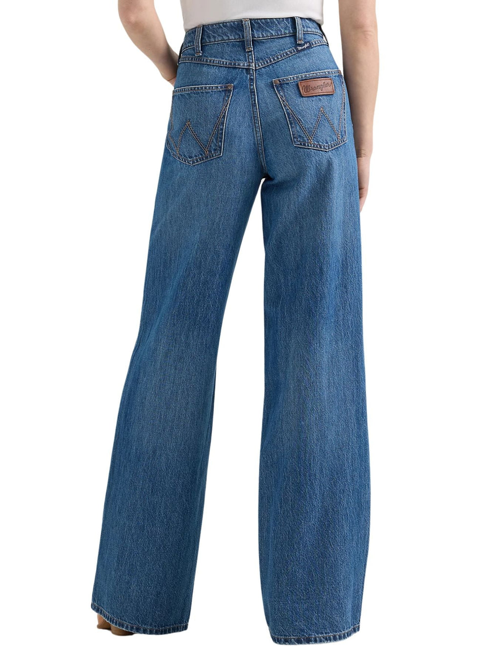 Wrangler Womens Wide Leg Jeans