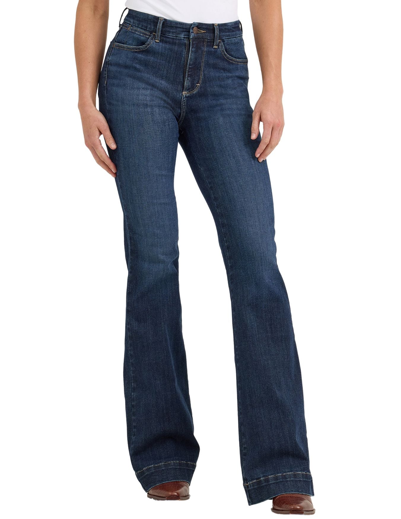 Wrangler Womens Dark Wash Bespoke Trouser Jeans