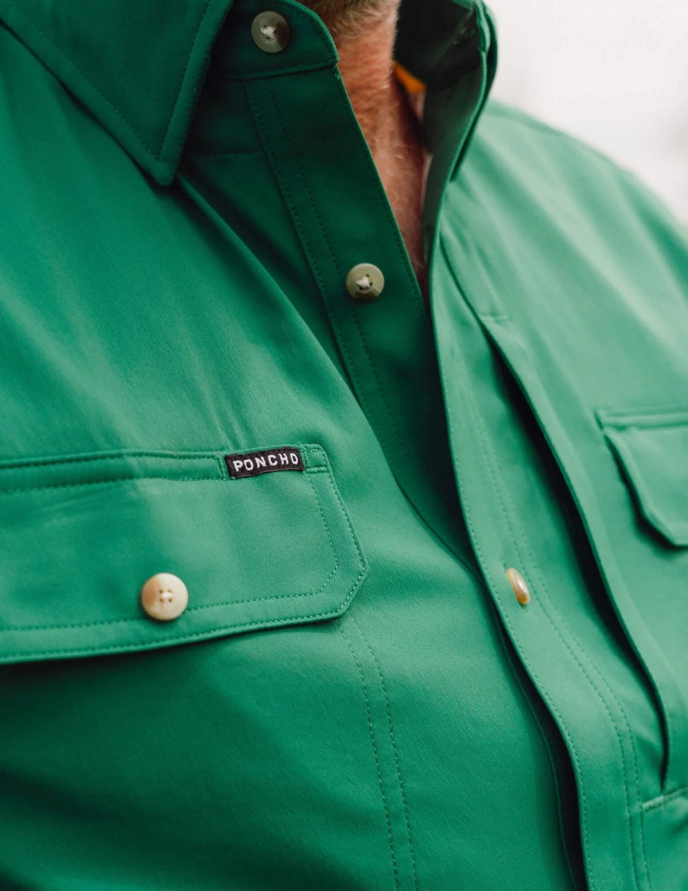 Poncho Mens The Magnolia Short Sleeve Shirt