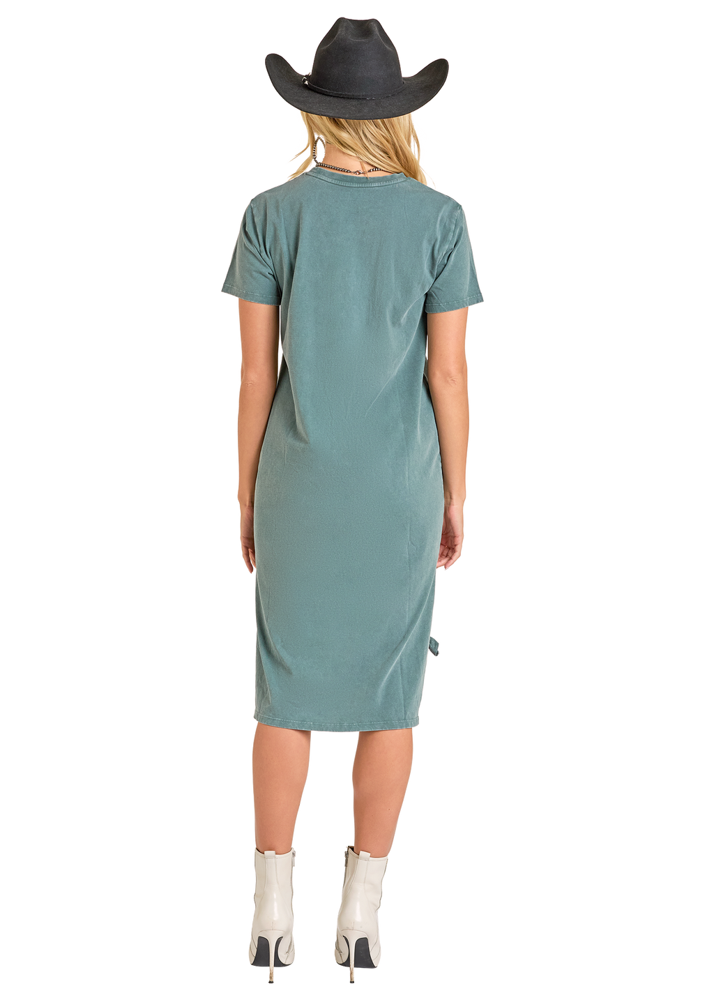 Panhandle Womens Hunter Green Graphic T-Shirt Dress
