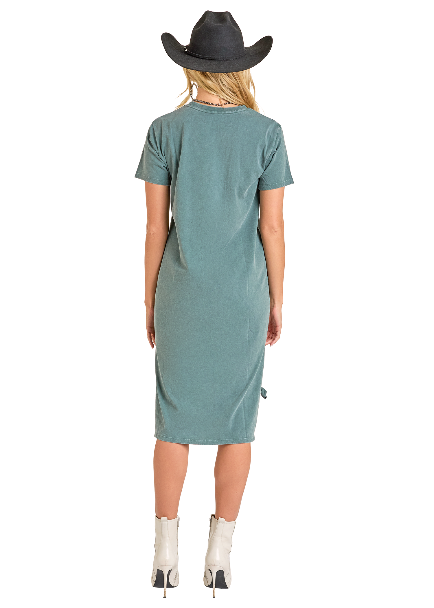 Panhandle Womens Hunter Green Graphic T-Shirt Dress
