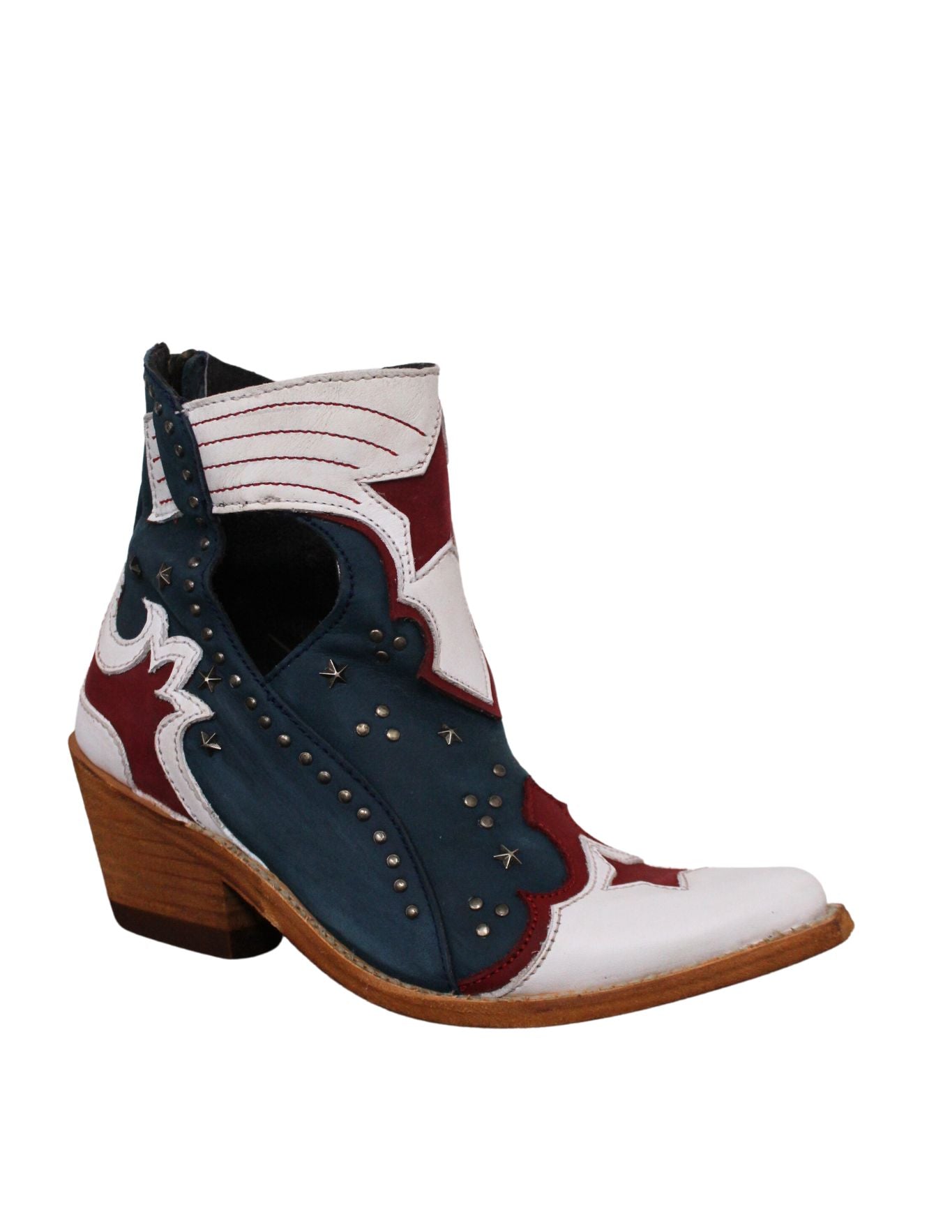 Liberty Black Womens Amalia Russ Blue Booties