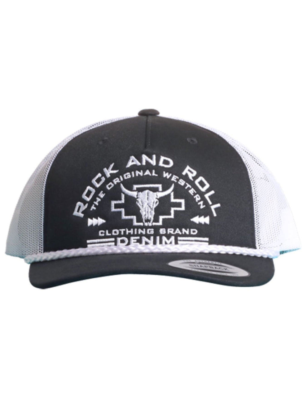 Rock & Roll Mens Black Logo Cap