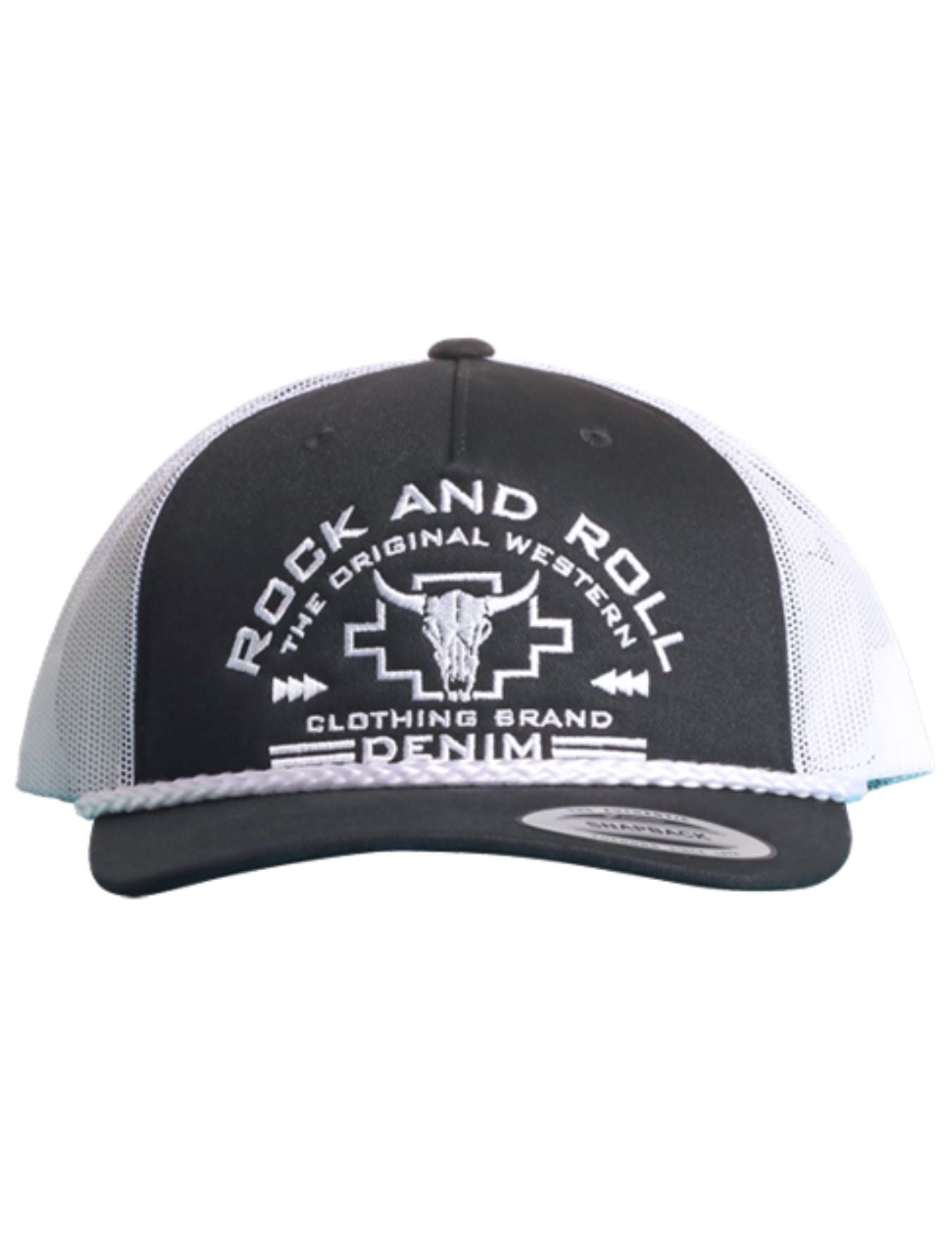 Rock & Roll Mens Black Logo Cap