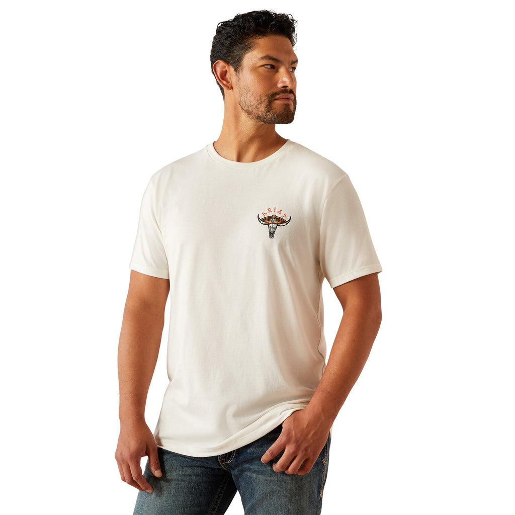Ariat Mens White Mexicali T-Shirt