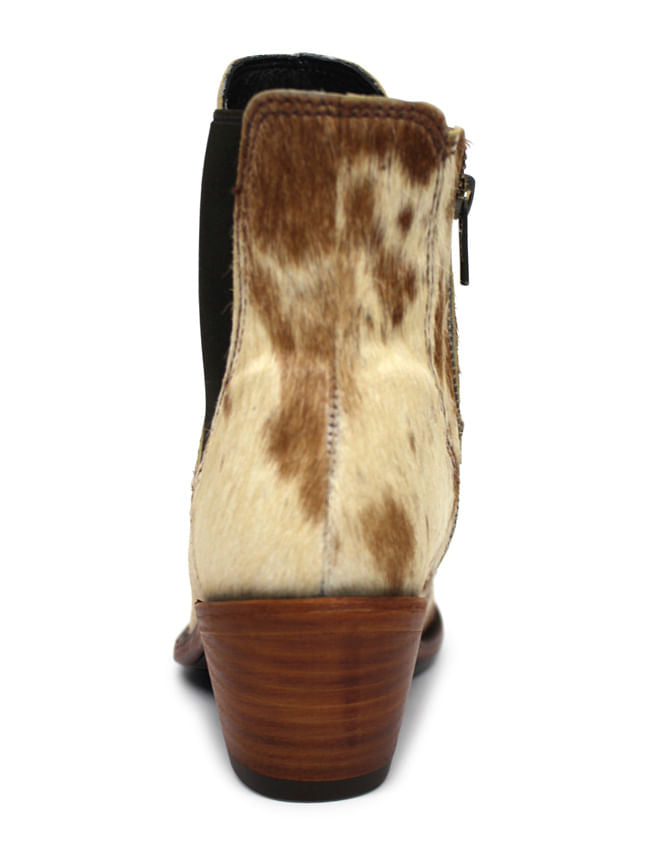 Liberty Black Womens Marina Pelo Blanco And Cafe Boots