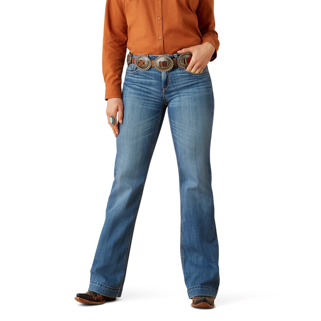 Ariat Womens Perfect Rise Isabelle Wide Trouser Jeans