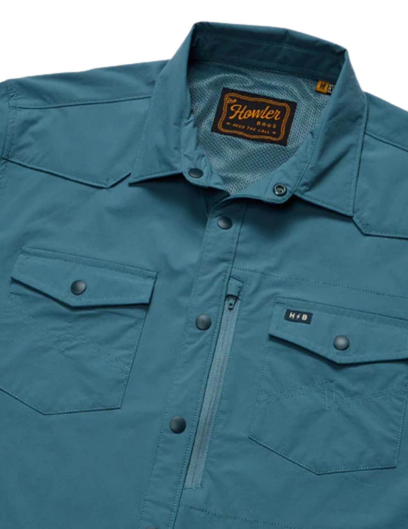 Howler Bros Mens Storm Blue Emerger Tech Shirt