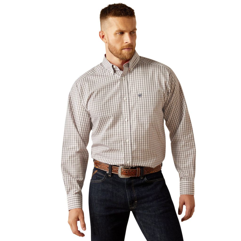 Ariat Mens Wrinkle Free Drew Classic Fit Shirt