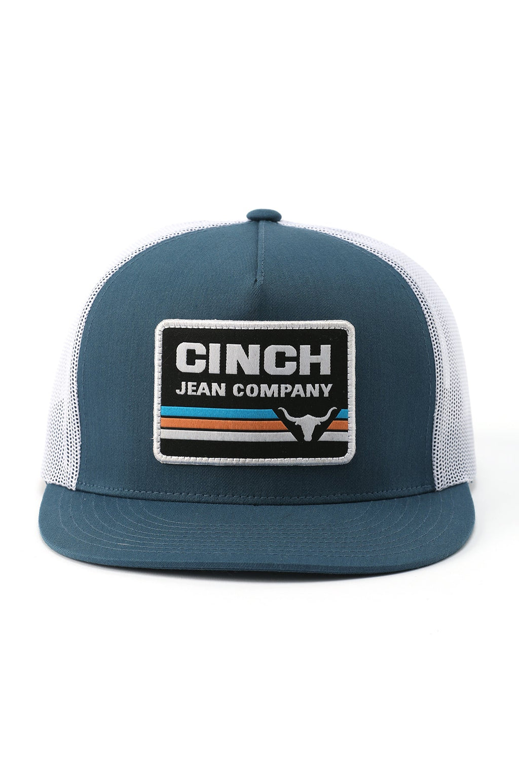 Cinch Mens Teal Trucker Hat