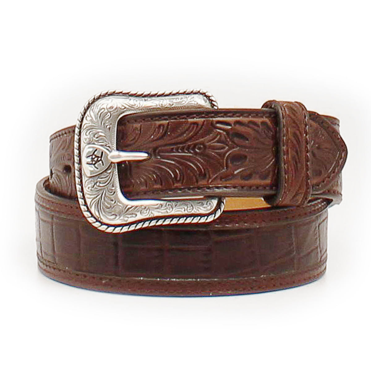 Men's Crocodile Print Belt