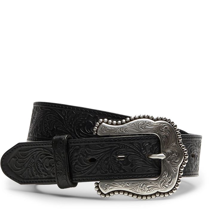 Tony Lama Womens Black Layla Belt