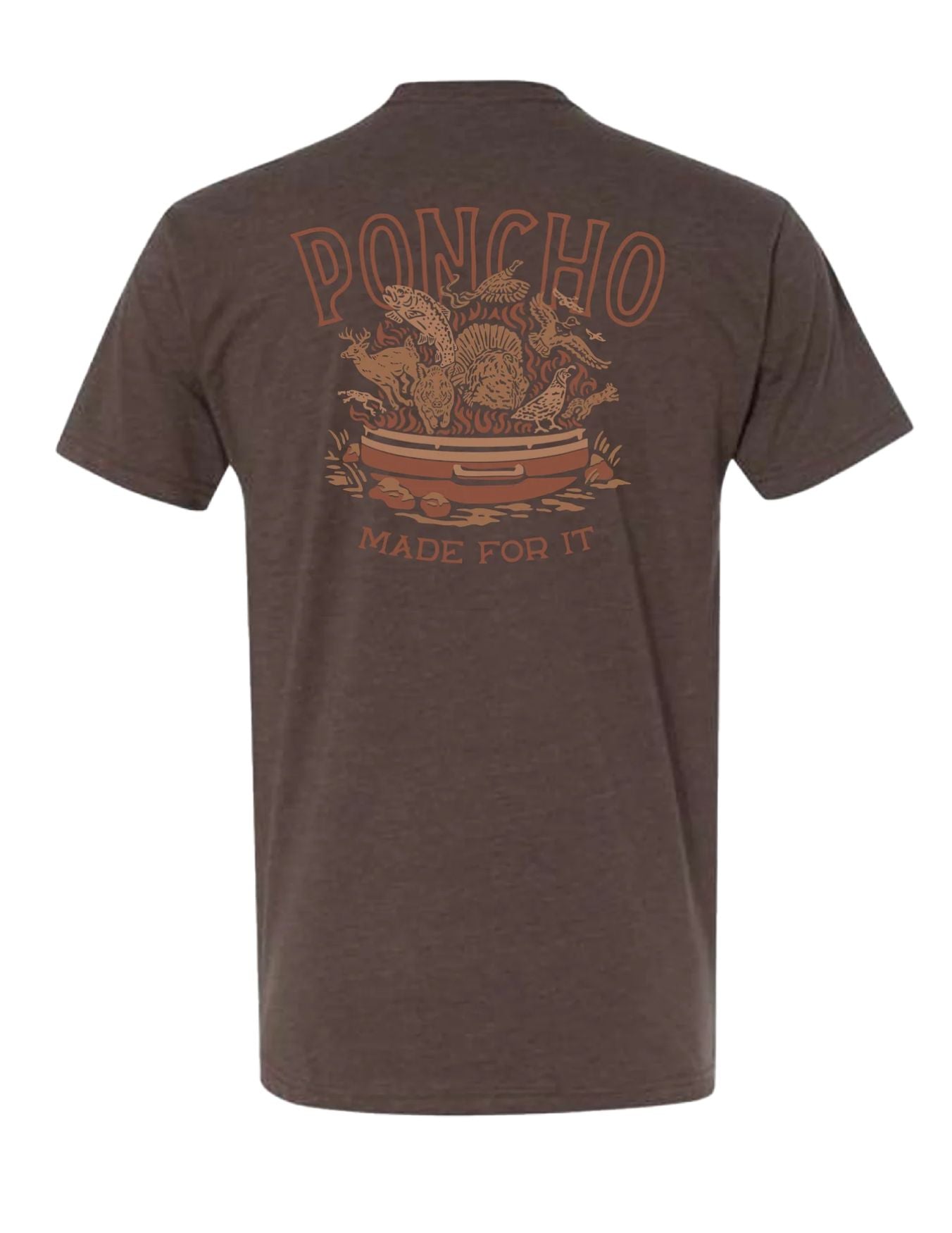 Poncho Mens Land To Table T-Shirt