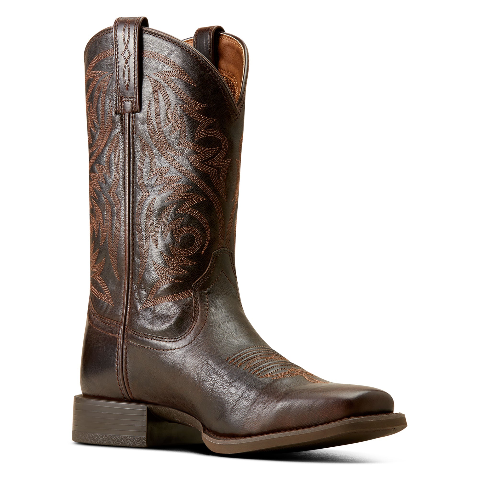Ariat Mens Burnished Chocolate Sport Herdsman Western Boots