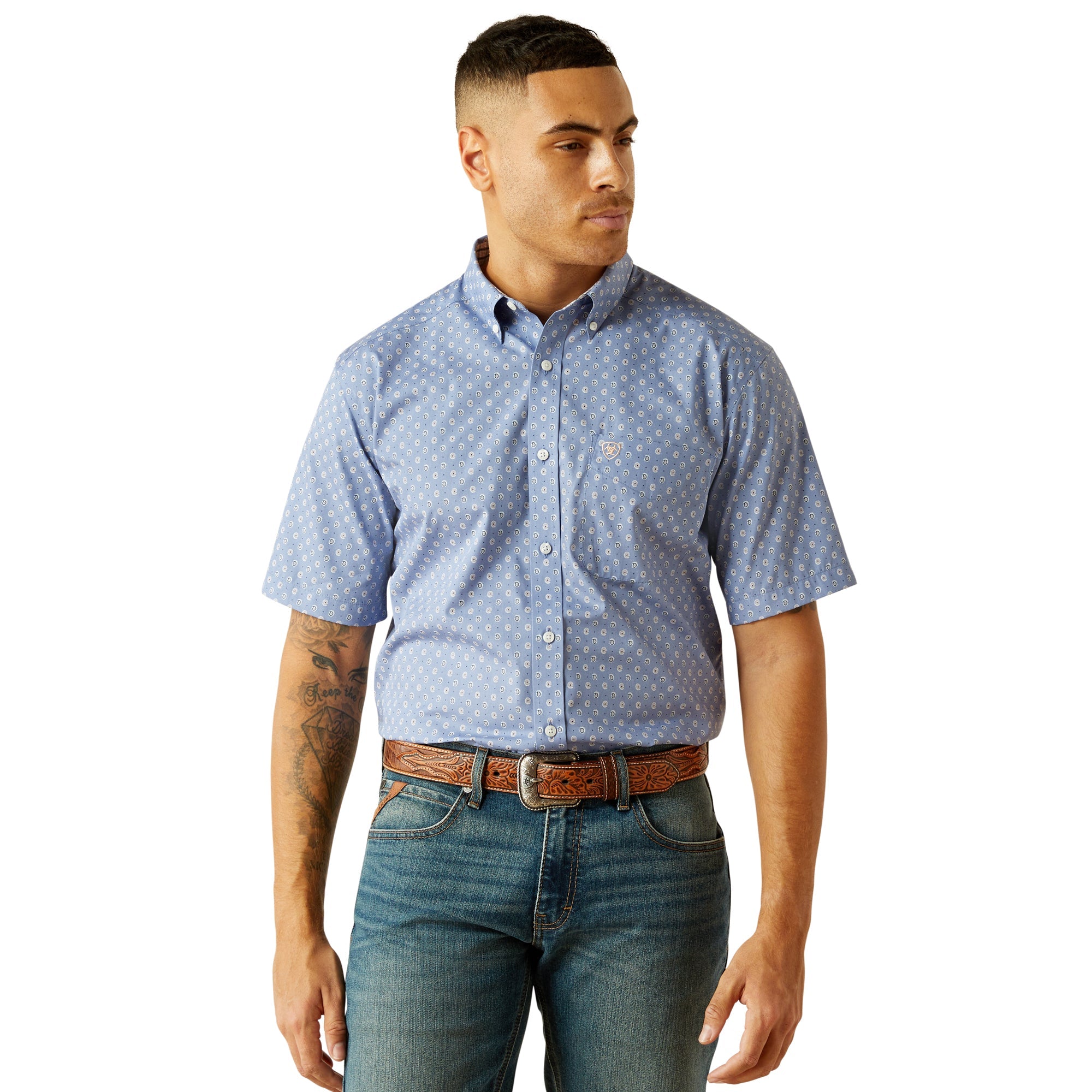 Ariat Mens Wrinkle Free Dixon Classic Fit Shirt
