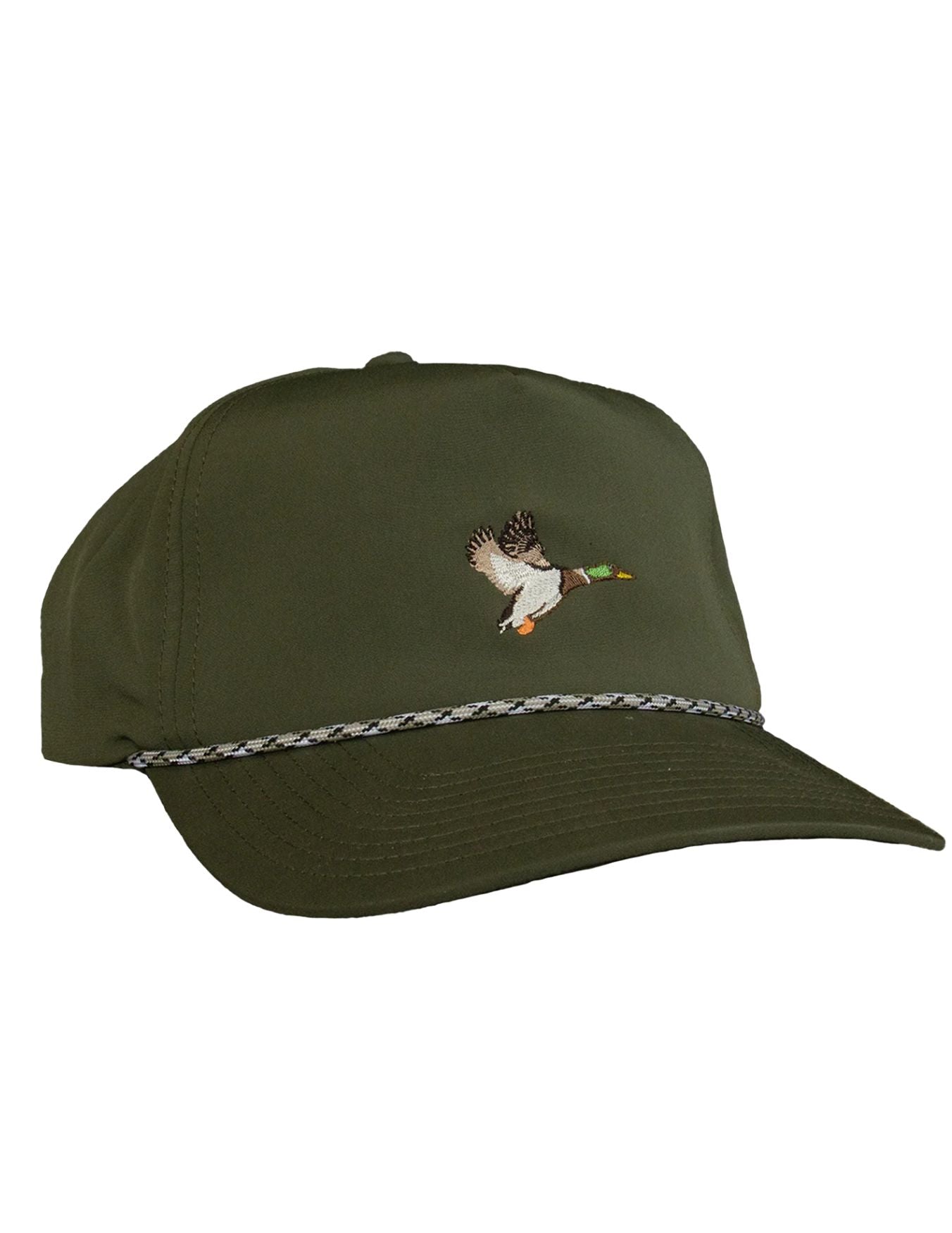 Poncho Mens Green Mallard Cap